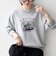 《予約》【SHIPS any別注】THE KNiTS:〈洗濯機可能〉ロゴ プリント スウェット 26AW