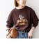 《予約》【SHIPS any別注】THE KNiTS:〈洗濯機可能〉ロゴ プリント スウェット 26AW