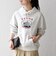 《予約》【SHIPS any別注】THE KNiTS:〈洗濯機可能〉ロゴプリント フーディー 26AW