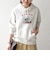 《予約》【SHIPS any別注】THE KNiTS:〈洗濯機可能〉ロゴプリント フーディー 26AW