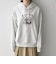 《予約》【SHIPS any別注】THE KNiTS:〈洗濯機可能〉ロゴプリント フーディー 26AW