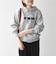 《予約》【SHIPS any別注】THE KNiTS:〈洗濯機可能〉ロゴプリント フーディー 26AW