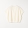 《予約》quaranciel:〈洗濯機可能〉カット ジャカード フレンチスリーブ プルオーバー