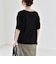 《予約》quaranciel:〈手洗い可能〉シアー コットン ボートネック ルーズ ロンTEE