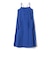 SHIPS Primary Navy Label:〈手洗い可能〉近江晒 フレア キャミ ワンピース