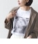 メルティ コットン フォト プリント TEE