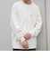 【WEB限定】SHIPS any:〈撥水加工〉リラックス ナイロンポケット クルーネック Tシャツ(ロンT)◆