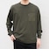 【WEB限定】SHIPS any:〈撥水加工〉リラックス ナイロンポケット クルーネック Tシャツ(ロンT)◆