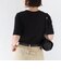 コットン キュプラ シアー コンビ TEE