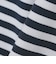 THYARD: COOLMAX(R) ボーダー ヘンリーネック Tシャツ