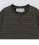 THYARD: COOLMAX(R) ボーダー ヘンリーネック Tシャツ