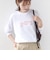 《予約》【WEB限定】 SHIPS ラウンド プリント ロゴ ロングスリーブ TEE