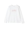 《予約》【WEB限定】 SHIPS ラウンド プリント ロゴ ロングスリーブ TEE