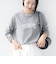 《予約》【WEB限定】 SHIPS ラウンド プリント ロゴ ロングスリーブ TEE