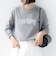 《予約》【WEB限定】 SHIPS ラウンド プリント ロゴ ロングスリーブ TEE