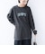 《予約》【WEB限定】 SHIPS ラウンド プリント ロゴ ロングスリーブ TEE