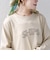 《予約》【WEB限定】 SHIPS ラウンド プリント ロゴ ロングスリーブ TEE