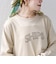 《予約》【WEB限定】 SHIPS ラウンド プリント ロゴ ロングスリーブ TEE