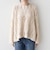 《予約》SHIPS Colors:〈手洗い可能〉スラブ メッシュ ボート ネック ニット◆
