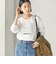 《予約》メルティ コットン ロゴ ロング スリーブ TEE