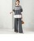 《予約》杢 フォックス カシミヤ ジャカード 半袖 プルオーバー