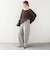 〈手洗い可能〉キッド モヘヤ 畦 プルオーバー