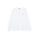 【SHIPS any別注】LACOSTE: ワンポイント ピケ クルーネック Tシャツ 26AW (ロンT)◆