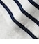 《予約》【WEB限定】SHIPS Colors:〈手洗い可能〉レース 切替スリーブ ボーダー カットソー◆