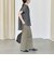 quaranciel:〈手洗い可能〉シアー デニム フレンチスリーブ レギュラー シャツ