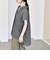 quaranciel:〈手洗い可能〉シアー デニム フレンチスリーブ レギュラー シャツ