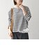 《予約》SHIPS any:〈洗濯機可能〉レース ヘム アシンメトリー ロングスリーブ TEE