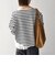 《予約》SHIPS any:〈洗濯機可能〉レース ヘム アシンメトリー ロングスリーブ TEE
