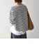 《予約》SHIPS any:〈洗濯機可能〉レース ヘム アシンメトリー ロングスリーブ TEE
