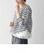 《予約》SHIPS any:〈洗濯機可能〉レース ヘム アシンメトリー ロングスリーブ TEE