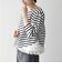 《予約》SHIPS any:〈洗濯機可能〉レース ヘム アシンメトリー ロングスリーブ TEE
