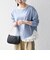 《予約》SHIPS any:〈洗濯機可能〉レース ヘム アシンメトリー ロングスリーブ TEE