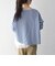 《予約》SHIPS any:〈洗濯機可能〉レース ヘム アシンメトリー ロングスリーブ TEE