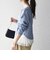 《予約》SHIPS any:〈洗濯機可能〉レース ヘム アシンメトリー ロングスリーブ TEE