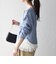 《予約》SHIPS any:〈洗濯機可能〉レース ヘム アシンメトリー ロングスリーブ TEE