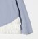《予約》SHIPS any:〈洗濯機可能〉レース ヘム アシンメトリー ロングスリーブ TEE