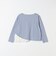《予約》SHIPS any:〈洗濯機可能〉レース ヘム アシンメトリー ロングスリーブ TEE