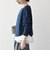 《予約》SHIPS any:〈洗濯機可能〉レース ヘム アシンメトリー ロングスリーブ TEE