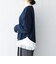 《予約》SHIPS any:〈洗濯機可能〉レース ヘム アシンメトリー ロングスリーブ TEE