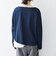 《予約》SHIPS any:〈洗濯機可能〉レース ヘム アシンメトリー ロングスリーブ TEE