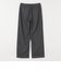 【SHIPS any別注】ohwell: ワンポイント ロゴ 刺繍 スピンドル リラックス イージー スラックス◆