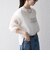 《予約》SHIPS any:〈手洗い可能〉シアー ワイド トップス  × フレンチ ロゴ TEE