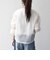 《予約》SHIPS any:〈手洗い可能〉シアー ワイド トップス  × フレンチ ロゴ TEE