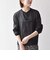 《予約》SHIPS any:〈手洗い可能〉シアー ワイド トップス  × フレンチ ロゴ TEE