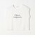 《予約》SHIPS any:〈手洗い可能〉シアー ワイド トップス  × フレンチ ロゴ TEE
