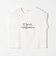 《予約》SHIPS any:〈手洗い可能〉シアー ワイド トップス  × フレンチ ロゴ TEE